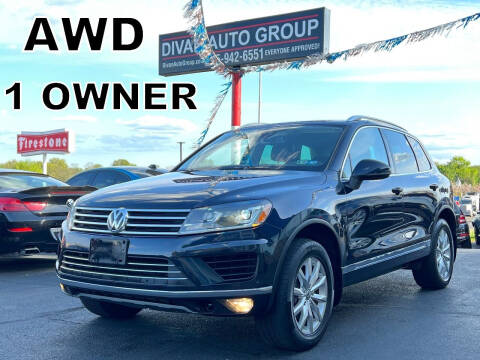 2016 Volkswagen Touareg for sale at Divan Auto Group in Feasterville Trevose PA