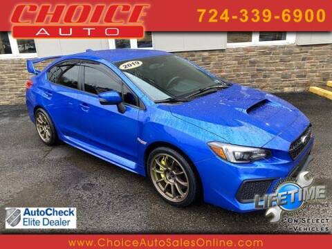 2019 Subaru WRX for sale at CHOICE AUTO SALES in Murrysville PA