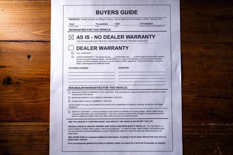 1957 Ford Thunderbird