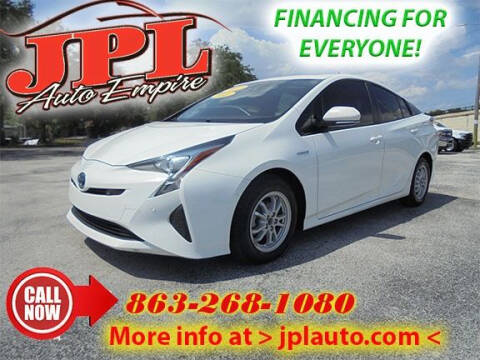 2017 Toyota Prius for sale at JPL AUTO EMPIRE INC. in Lake Alfred FL