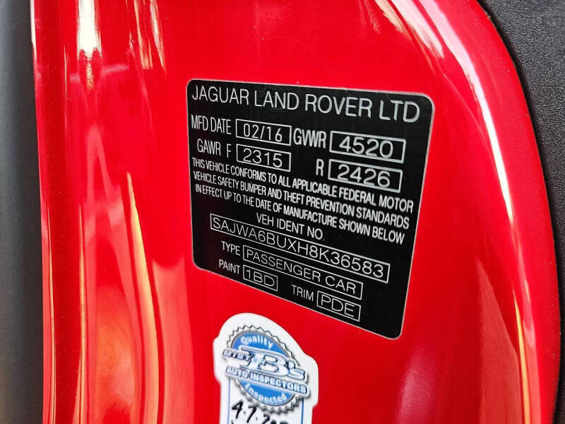 2017 Jaguar F-TYPE S