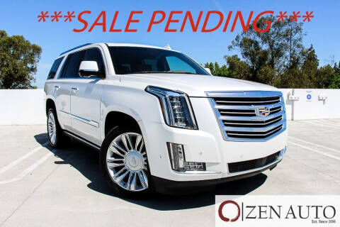 2018 Cadillac Escalade for sale at Zen Auto Sales in Sacramento CA