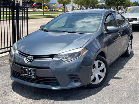 2015 Toyota Corolla for sale at Auto United in Houston TX