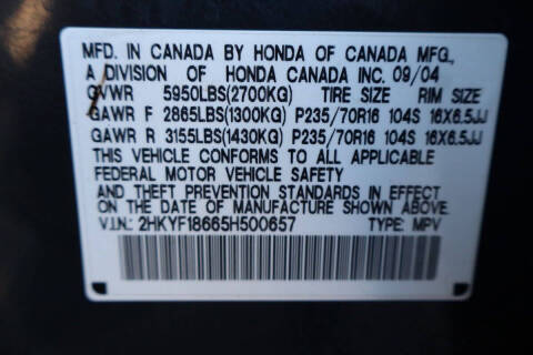 2005 Honda Pilot EX-L