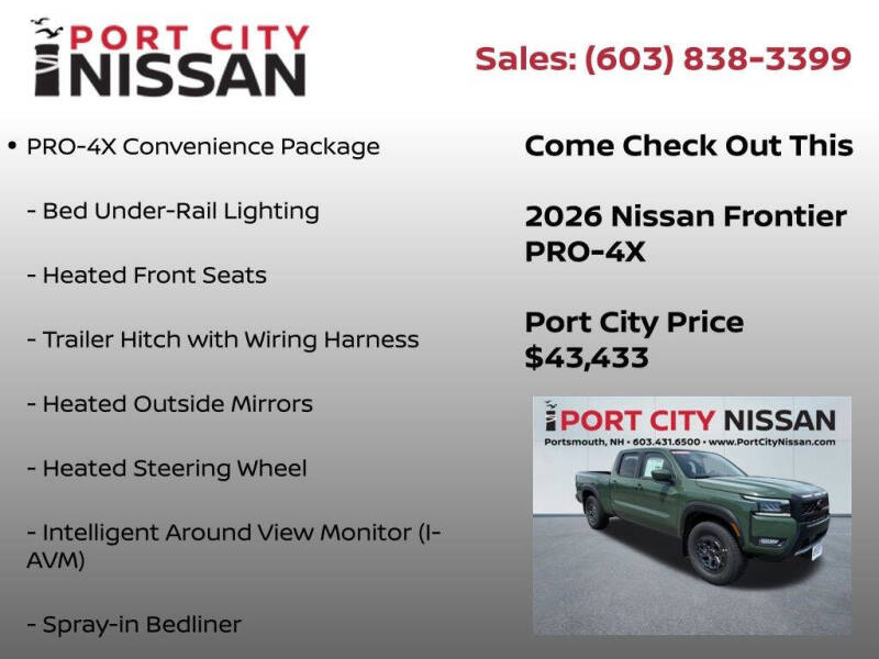 2026 Nissan Frontier PRO-4X