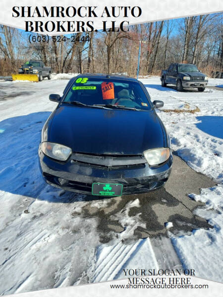 2003 Chevrolet Cavalier for sale at Shamrock Auto Brokers, LLC in Belmont NH