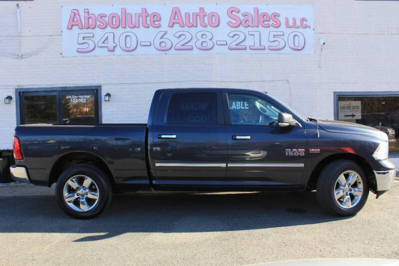 2015 RAM 1500 for sale at Absolute Auto Sales in Fredericksburg VA