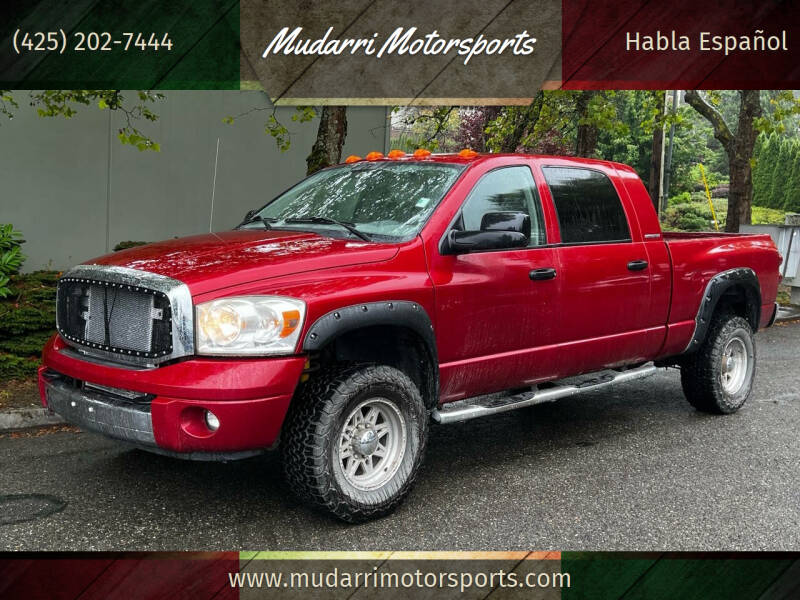 Used 2007 Dodge Ram 2500 Pickup Laramie with VIN 3D7KS29C37G750516 for sale in Kirkland, WA