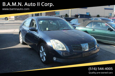2004 Nissan Maxima for sale at B.A.M.N. Auto II Corp. in Freeport NY