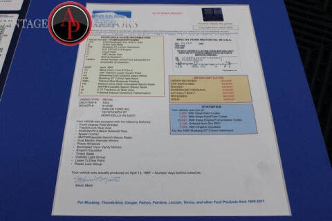 1987 Ford Mustang GT