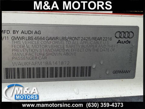 2011 Audi A3 2.0T Premium Plus