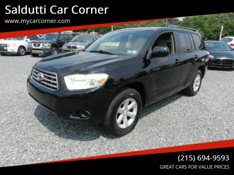 2010 Toyota Highlander for sale at Saldutti Car Corner in Gilbertsville PA