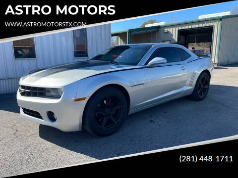 2012 Chevrolet Camaro for sale at ASTRO MOTORS in Houston TX