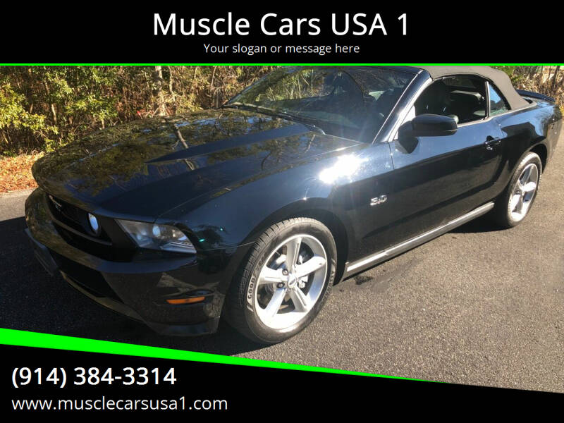 2012 Ford Mustang for sale at MUSCLE CARS USA1 in Murrells Inlet SC