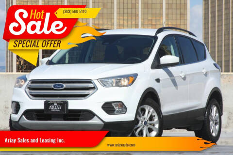 2018 Ford Escape for sale at Ariay Sales and Leasing Inc. - Pre Owned Storage Lot in Denver CO