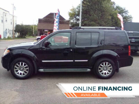 2012 Nissan Pathfinder for sale at WB Auto Sales LLC in Barnum MN