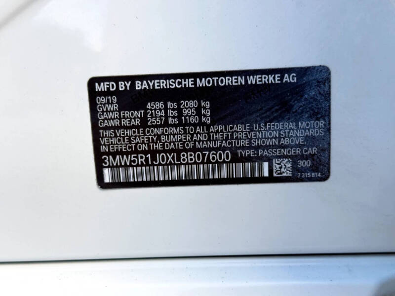 2020 BMW 3 Series 330i