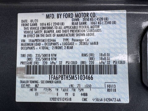 2021 Ford Mustang EcoBoost Premium