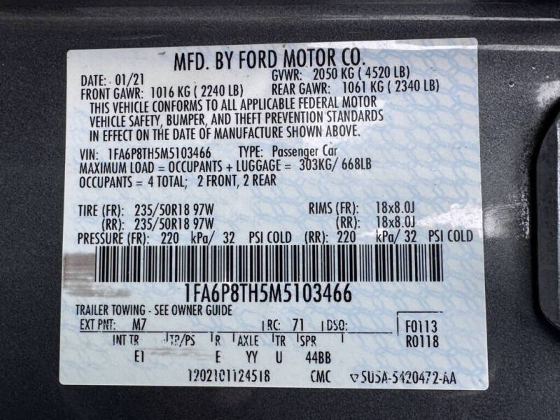 2021 Ford Mustang EcoBoost Premium