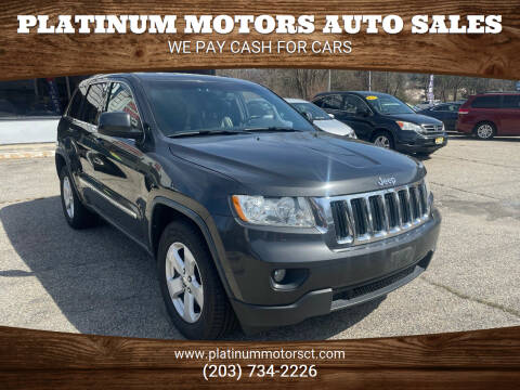 2011 Jeep Grand Cherokee for sale at Platinum Motors Auto Sales in Ansonia CT