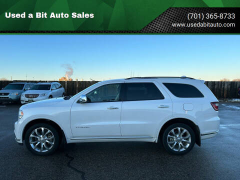 2018 Dodge Durango for sale at Used a Bit Auto Sales in Fargo ND