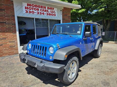 2015 Jeep Wrangler Unlimited for sale at Modern Day Motor Cars LLC in Wadsworth OH