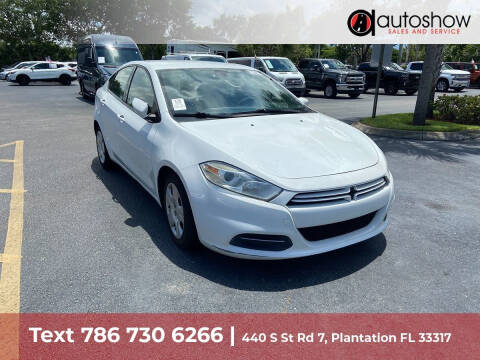 2015 Dodge Dart for sale at AUTOSHOW SALES & SERVICE in Plantation FL