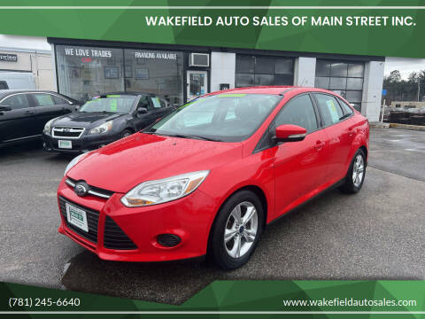 2014 Ford Focus for sale at Wakefield Auto Sales of Main Street Inc. in Wakefield MA