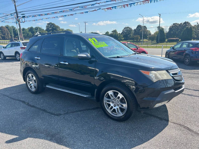 Used 2007 Acura MDX Technology & Entertainment Package with VIN 2HNYD28437H509655 for sale in New Castle, DE