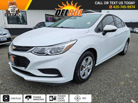 2018 Chevrolet Cruze for sale at Del Sol Auto Sales in Everett WA