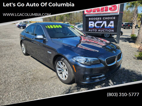 2016 BMW 5 Series for sale at Let's Go Auto Of Columbia in West Columbia SC