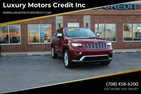 2015 Jeep Grand Cherokee for sale at Luxury Motors Credit, Inc. in Bridgeview IL