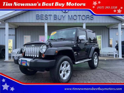 2013 Jeep Wrangler for sale at Tim Newman's Best Buy Motors in Hillsboro OH