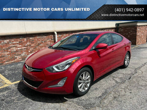 2014 Hyundai Elantra for sale at DISTINCTIVE MOTOR CARS UNLIMITED in Johnston RI