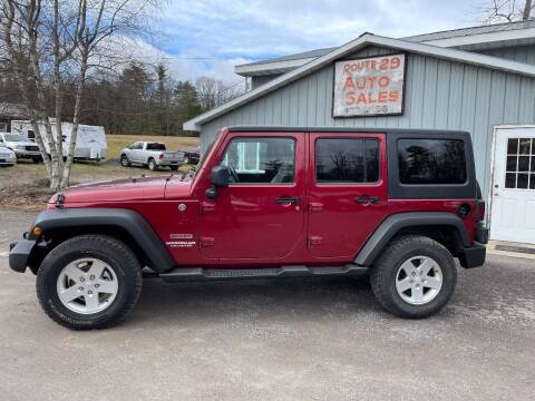2011 Jeep Wrangler Unlimited for sale at Route 29 Auto Sales in Hunlock Creek PA