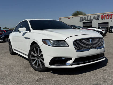 2020 Lincoln Continental Standard