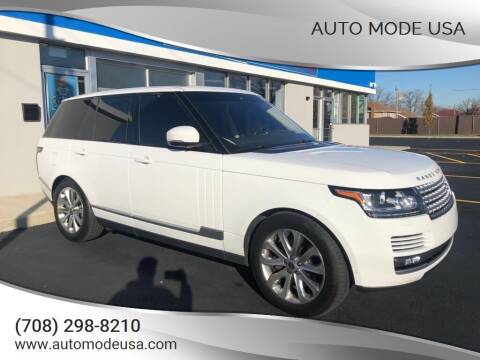 2017 Land Rover Range Rover for sale at Auto Mode USA in Monee IL