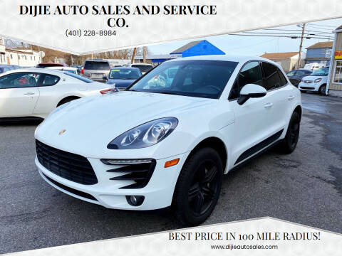 2016 Porsche Macan for sale at Dijie Auto Sales and Service Co. in Johnston RI