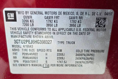 2017 GMC Sierra 1500