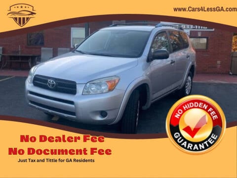 2007 Toyota RAV4 for sale at Cars4Less GA in Alpharetta GA