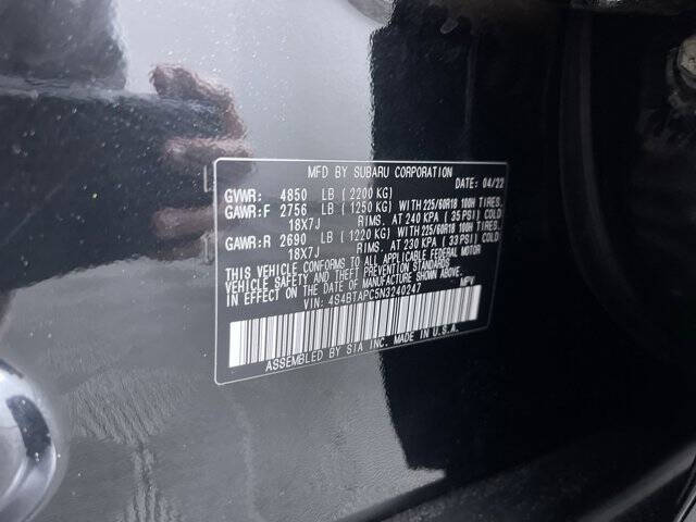 2022 Subaru Outback Touring