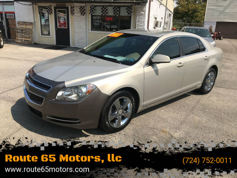 2011 Chevrolet Malibu for sale at Route 65 Motors, llc in Ellwood City PA