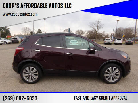 2018 Buick Encore for sale at COOP'S AFFORDABLE AUTOS LLC in Otsego MI