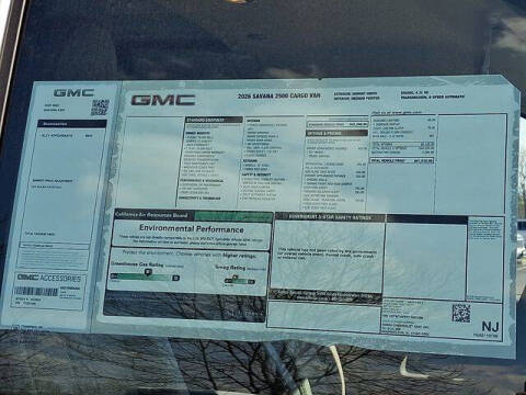 2026 GMC Savana 2500
