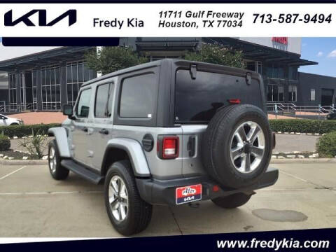 2020 Jeep Wrangler Unlimited for sale at FREDY USED CAR SALES in Houston TX