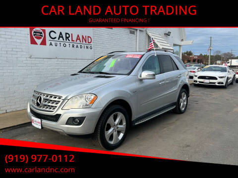 2011 Mercedes-Benz M-Class for sale at CAR LAND  AUTO TRADING in Raleigh NC