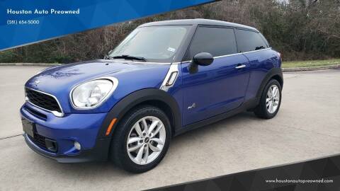 2014 MINI Paceman for sale at Houston Auto Preowned in Houston TX