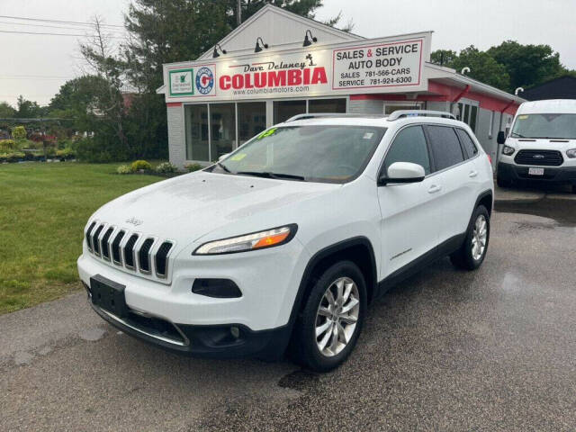 2015 Jeep Cherokee for sale at Dave Delaney's Columbia in Hanover, MA