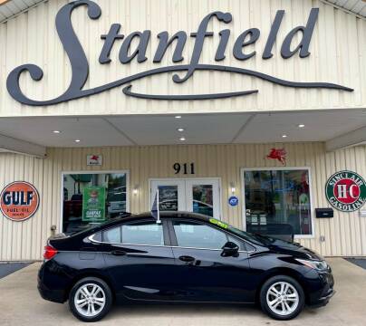 2016 Chevrolet Cruze for sale at Stanfield Auto Sales in Greenfield IN
