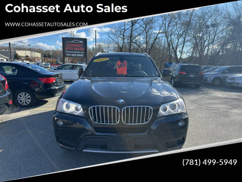 2013 BMW X3 for sale at Cohasset Auto Sales in Cohasset MA